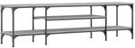vidaXL TV-Schrank Grau Sonoma 161x35x45 cm Holzwerkstoff & Eisen
