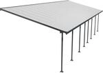 Palram - Canopia Terrassen&uuml;berdachung Feria Anthrazit 4x12.12