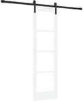 vidaXL Schiebet&uuml;r ORKDAL Wei&szlig; und Schwarz 61 x 198,5 cm 3331846