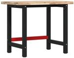 vidaXL Werkbank 100x60x83 cm Massivholz Akazie Rechteckig 3309668
