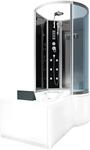 AcquaVapore Kombination Whirlpool Dusche K50-L31-WP Duschkabine Wanne 170x100