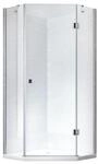 Glaszentrum Hagen 100x100x195cm Aya Duschkabine 5-Eck inkl. Duschtasse