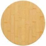 vidaXL Tischplatte &Oslash;50x4 cm Bambus 352687