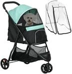 PawHut Hundewagen Polyester Stahl 80,5L x 51,5B x 100H cm