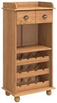 vidaXL Weinschrank ASKIM Honigwachs 57 x 37 x 114 cm 4105442