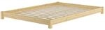 Erst-Holz Flaches Futon-Doppelbett Bodenbett 160 x 200 cm Kiefer Massivholz Modell 51