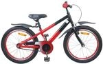 vidaXL Kinderfahrrad 20 Zoll f&uuml;r 6-11 Jahre Alt Blau Schwarz 42009339