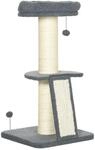 PawHut Kratzbaum 92H cm mit Kratzbrett und Spielball
