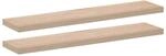 vidaXL Schweberegale 2 Stk 110x23,5x4 cm Holzwerkstoff 4010698