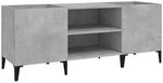 vidaXL Plattenschrank Betongrau 121x38x48 cm Holzwerkstoff 831937