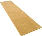 Snapstyle Hochflor Shaggy L&auml;ufer Teppich Palace Curry 80x240cm