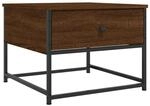 vidaXL Couchtisch Braun Eichen-Optik 51x51x40 cm Holzwerkstoff
