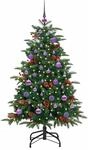 vidaXL K&uuml;nstlicher Weihnachtsbaum mit 150 LEDs mit St&auml;nder Gr&uuml;n 150 cm 3395547