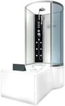 AcquaVapore Kombination Whirlpool Dusche K50-L01-WP-EC Duschkabine Wanne 170x100