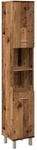 vidaXL Badschrank Altholz-Optik 30x30x179 cm Holzwerkstoff 856140