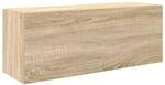 vidaXL Bad-Wandschrank Sonoma-Eiche 80x25x30 cm Holzwerkstoff 860078