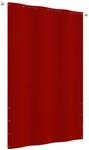 vidaXL Balkon-Sichtschutz Rot 140x240 cm Oxford-Gewebe 148546