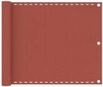 vidaXL Balkon-Sichtschutz Terracotta-Rot 75x600 cm HDPE 310947