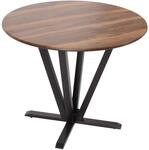MCW Bistrotisch M56 Massiv-Holz HPL Laminat Melamin Sheesham Holz-Optik