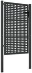 vidaXL Gartentor Anthrazit 105x125 cm Stahl 154561