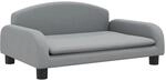 vidaXL Kindersofa Hellgrau 70x45x30 cm Stoff 3196358