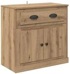 vidaXL Highboard Artisan-Eiche 70 x 35,5 x 67,5 cm Holzwerkstoff 881418