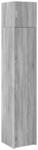 vidaXL Hochschrank Schmal Grau Sonoma 40x42,5x225 cm Holzwerkstoff 3281278