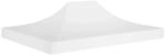 vidaXL Partyzelt-Dach 4,5x3 m Wei&szlig; 270 g/m&sup2; 315365