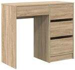 vidaXL Schreibtisch Sonoma-Eiche 90 x 37,5 x 75 cm Holzwerkstoff 869492