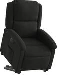 vidaXL Relaxsessel mit Aufstehhilfe Elektrisch Schwarz Stoff Modell 4