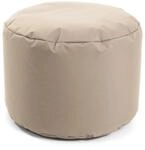 mokebo Outdoor Pouf o Hocker in Beige Khaki Der Ruhepouf Fu&szlig;hocker mit...