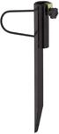 Relaxdays Sonnenschirmhalter Stahl Kunststoff Schwarz mit Feststellschraube 42 cm x