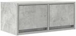 vidaXL TV-Schrank Betongrau 60x31x25,5 cm Holzwerkstoff 861496