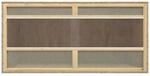 vidaXL Terrarium Holzwerkstoff 100x47x47 cm