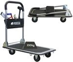 PROREGAL Klappbarer Profi-Transportwagen RHINO 150 Werkzeugtasche & 6 Sicherungs&ouml;sen