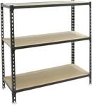 PROREGAL Schwerlastregal Baby Muli HxBxT 90 x 80 x 30 cm 3 Fachb&ouml;den Fachlast 150 kg