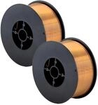 STAHLWERK Schwei&szlig;draht MIG MAG ER70S-6 SG2 &Oslash; 1,0 mm 1 kg D100 2er Set