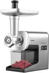Steinborg SB-7080 Fleischwolf Edelstahl 2 Geschwindigkeitsstufen 2000W