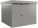 EcoStar Ger&auml;tehaus Euroline Flachdach Lichtband 277 cm x 277 cm Grau 1-flg.