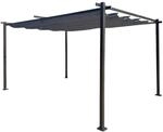 Jet-Line Gartenpavillon Luxor Light aus Alu mit Schiebedach 3 x 4 Meter in...