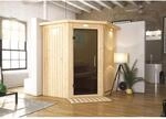 Karibu Sauna Thora LED-Dachkranz Natur