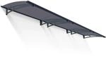 Canopia Vordach Aquila 17,5 cm x 453,5 cm x 91,5 cm Grau