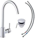 Sch&ouml;ner Wohnen Hohe Waschtischarmatur Cantis Wassersparend Chrom