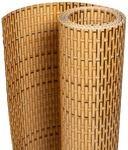 vidaXL Balkon-Sichtschutz Hellbraun 500x100 cm Poly Rattan 156273
