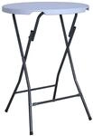 Acamp Stehtisch Le Havre &Oslash; 80 cm x 110 cm Wei&szlig;