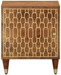 vidaXL Nachttisch 40x33x46 cm Massivholz Mango Modell 6