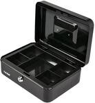 HMF 10125-02 Geldkassette 25 x 18 x 9 cm Schwarz