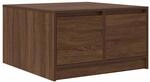 vidaXL Couchtisch mit Schubladen Braun Eichen-Optik 70,5x70x40 cm 3328414