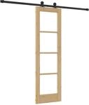 vidaXL Schiebet&uuml;r ORKDAL Natur 61 x 198,5 cm 3332125