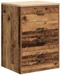vidaXL Garagen-Aufbewahrungsschrank Altholz-Optik Massivholz Kiefer 860605